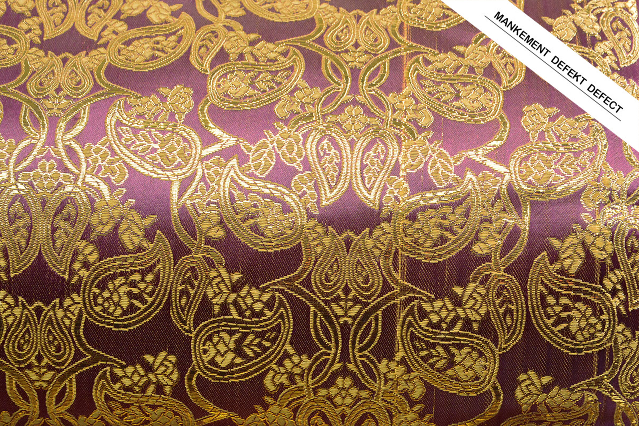 Brokat Malisi Aubergine Lila