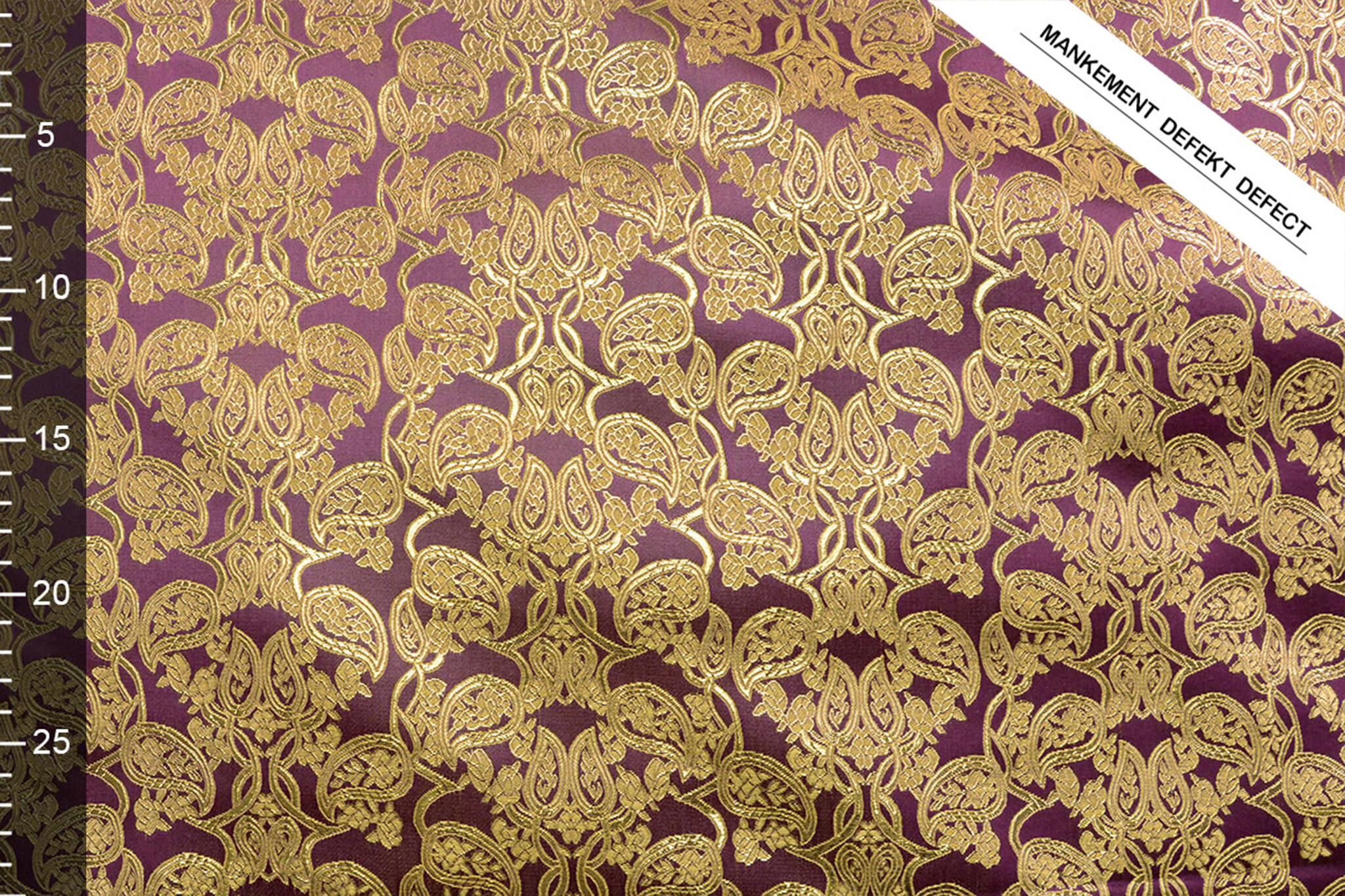 Brokat Malisi Aubergine Lila