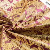 Brocade Malisi Aubergine Purple