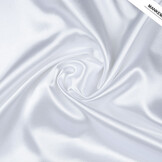 Poly Satin Weiß