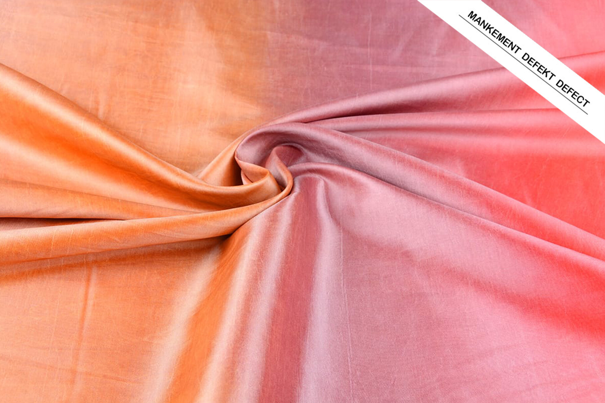Crinkle Taft Mix Oranje Roze