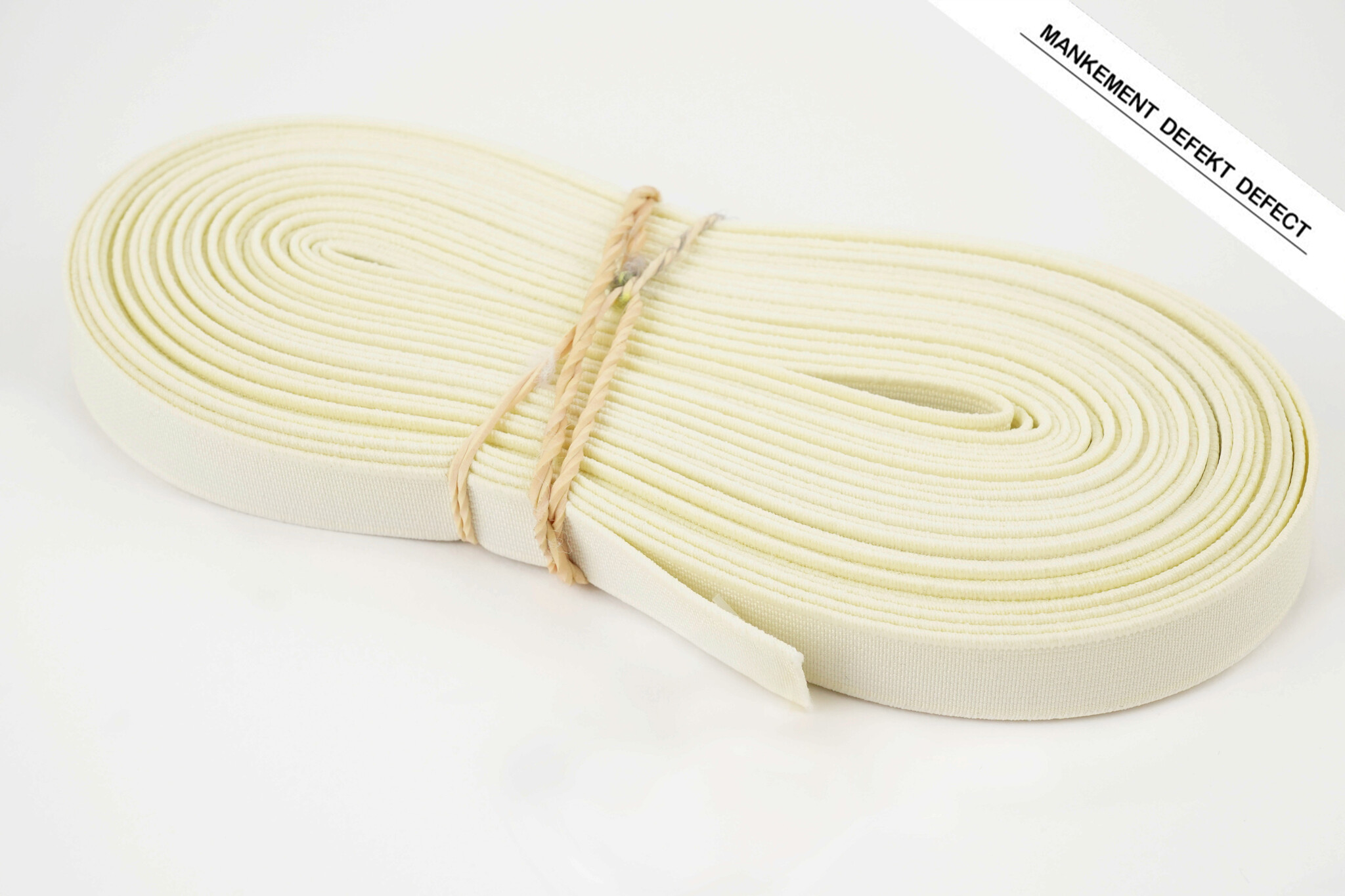 Band elastiek Wit 15 mm