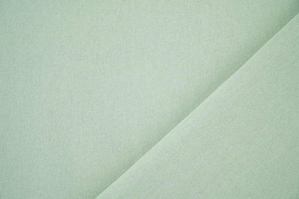 100% Washed Cotton Light old green