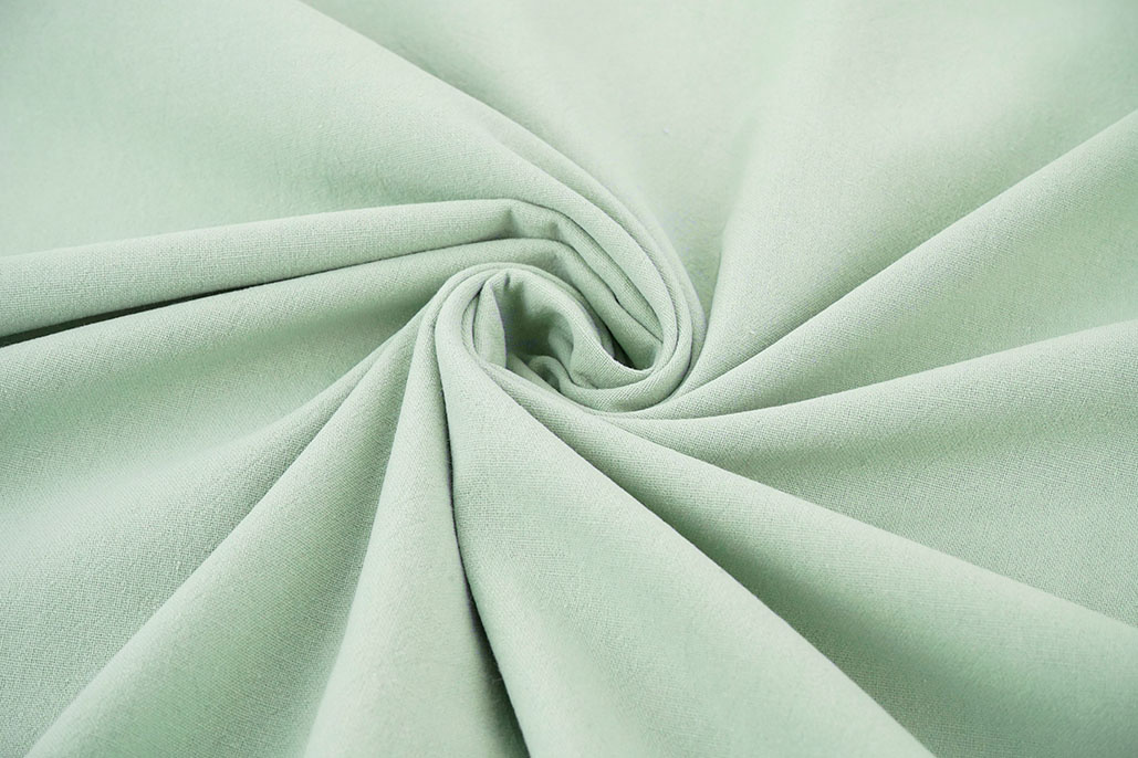 100% Washed Cotton Light old green