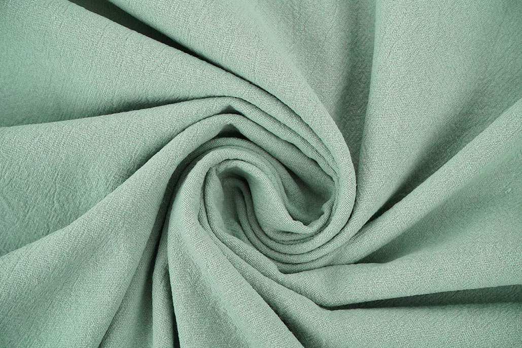 100% Washed Cotton Old Green