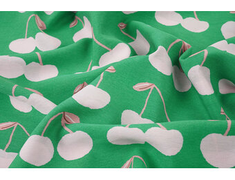 Gewassen Viscose Kersen