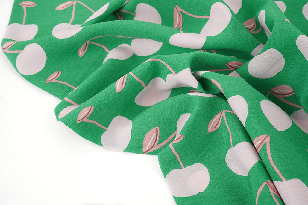 Washed Viscose Cherry