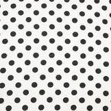Gewassen Viscose Stippen Wit - Zwart