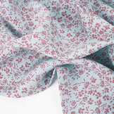Gewassen Viscose Mireya Blauw Grijs