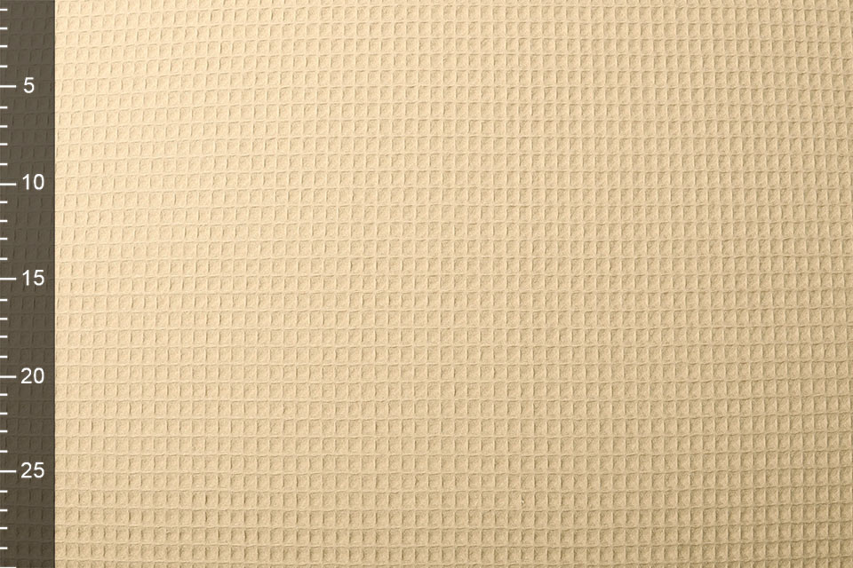 Wafel Katoen Champagne Beige