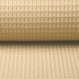 Wafel Katoen Champagne Beige