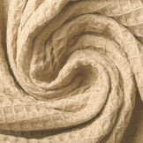 Wafel Katoen Champagne Beige