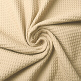 Wafel Katoen Champagne Beige