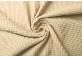 Wafel Katoen Beige
