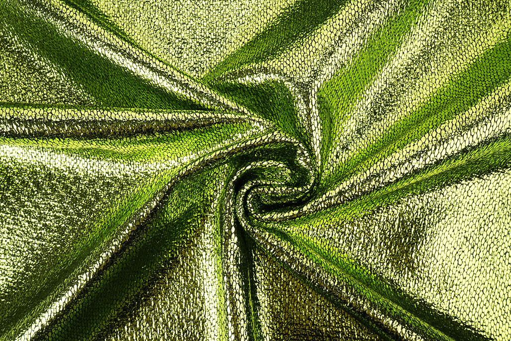 Party Bling Snake Print Lime Green