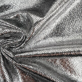 Party Bling Snake Print Silver