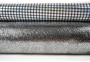 Party Bling Snake Print Silver