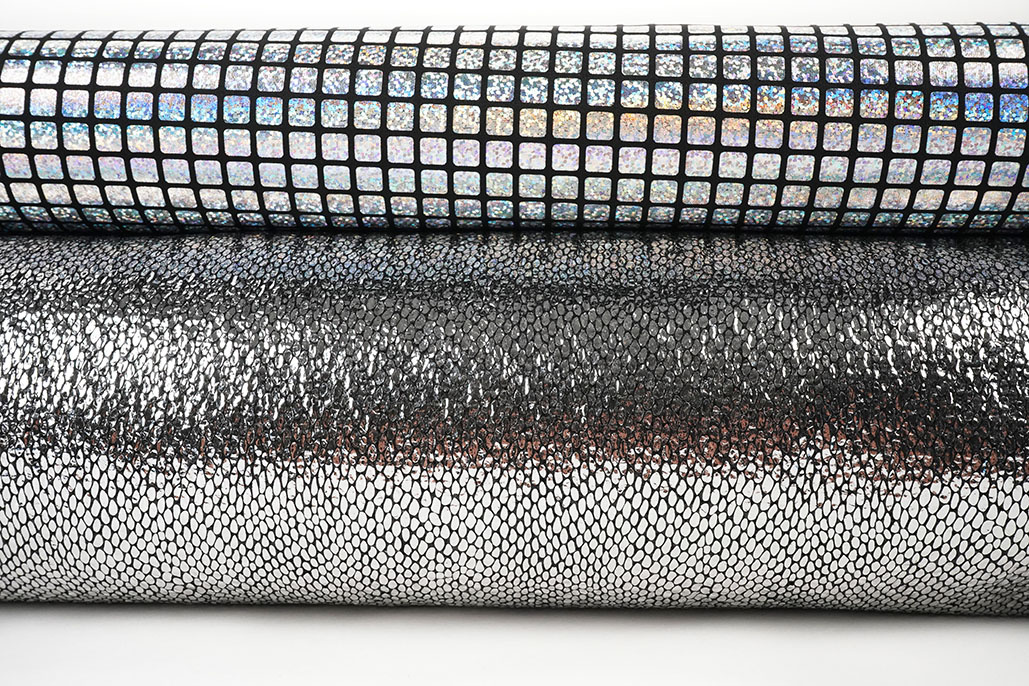 Party Bling Snake Print Silver