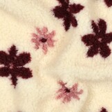 Teddy Stof Bloemen Creme