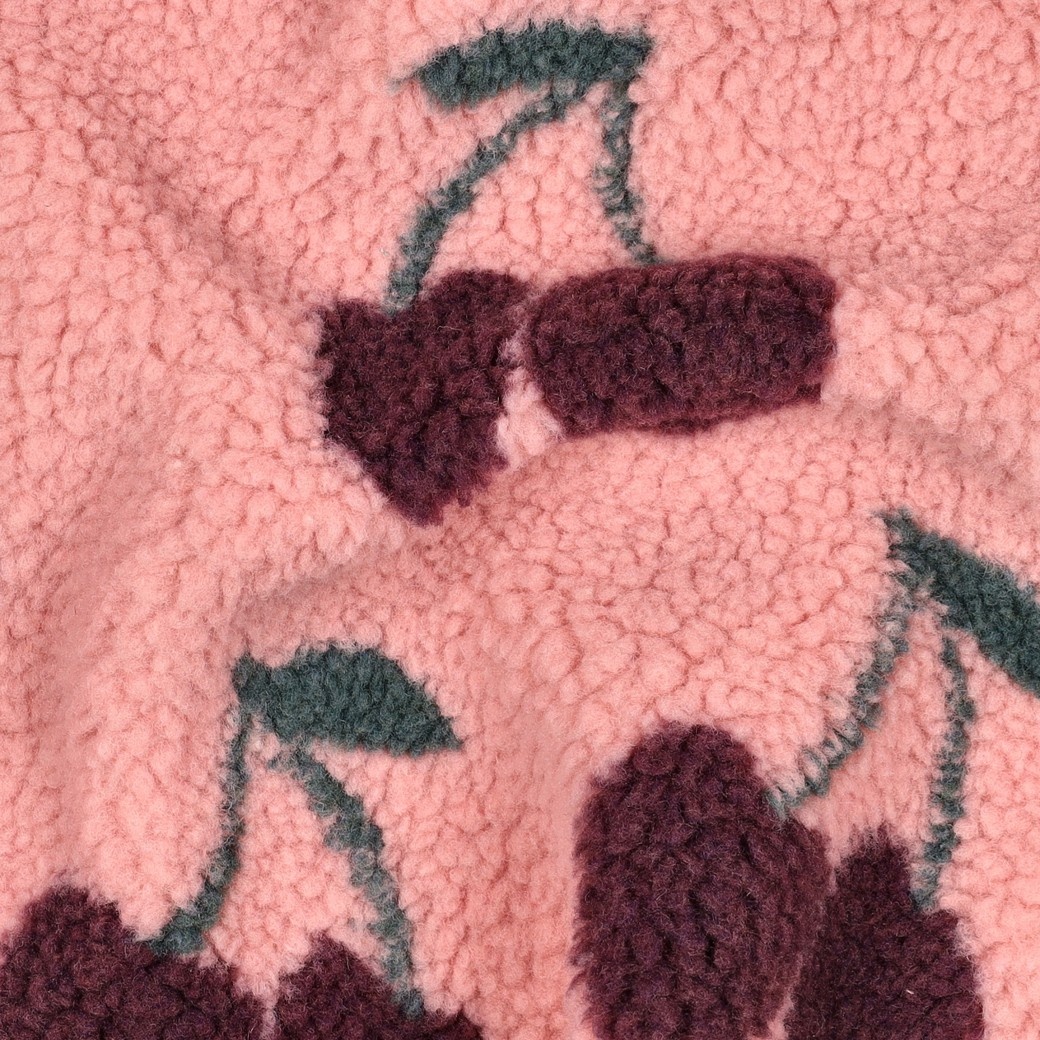Teddystoff Kirschc Puderrosa