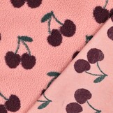 Teddy Stof Kersen Poeder Roze