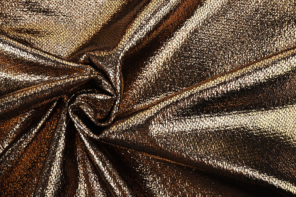 Party Bling Snake Print Bronze