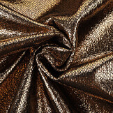 Party Bling Slangenprint Brons