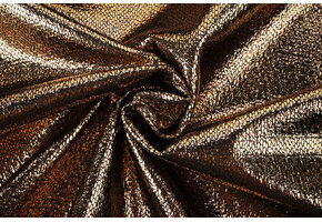 Party Bling Slangenprint Brons