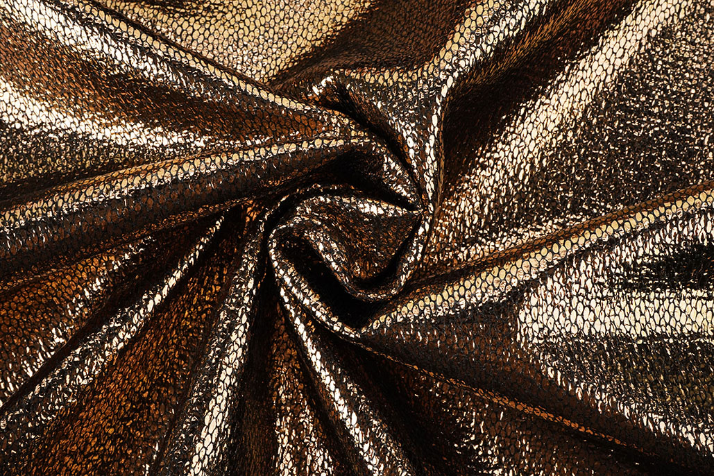 Party Bling Schlangenprint Bronze