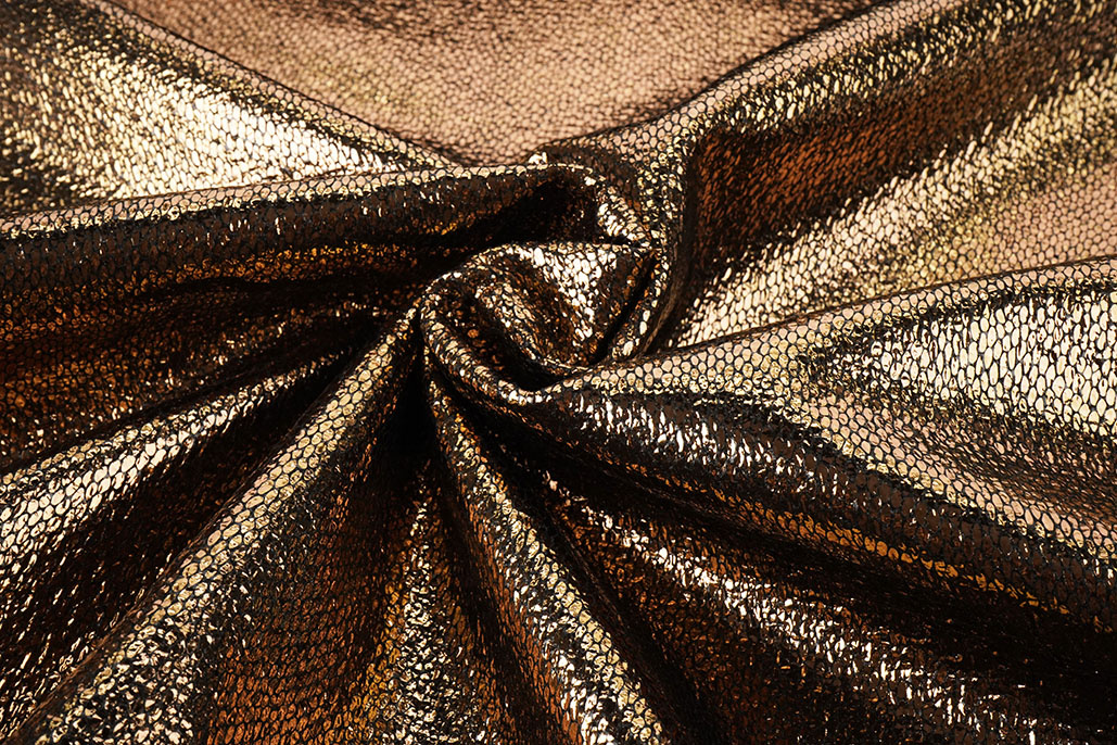 Party Bling Snake Print Bronze