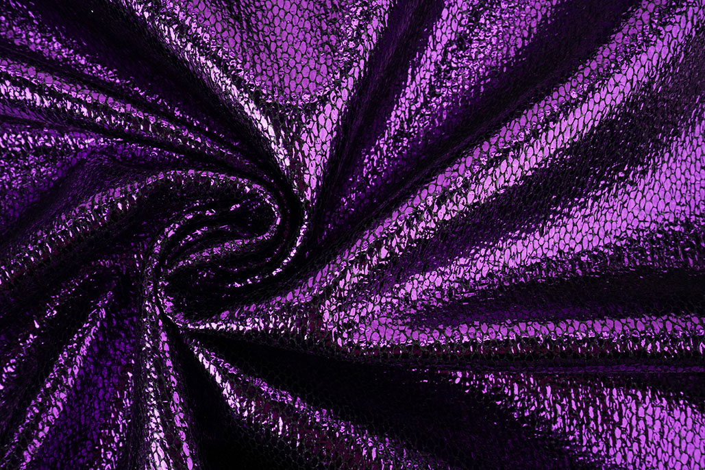 Party Bling Snake Print Purple