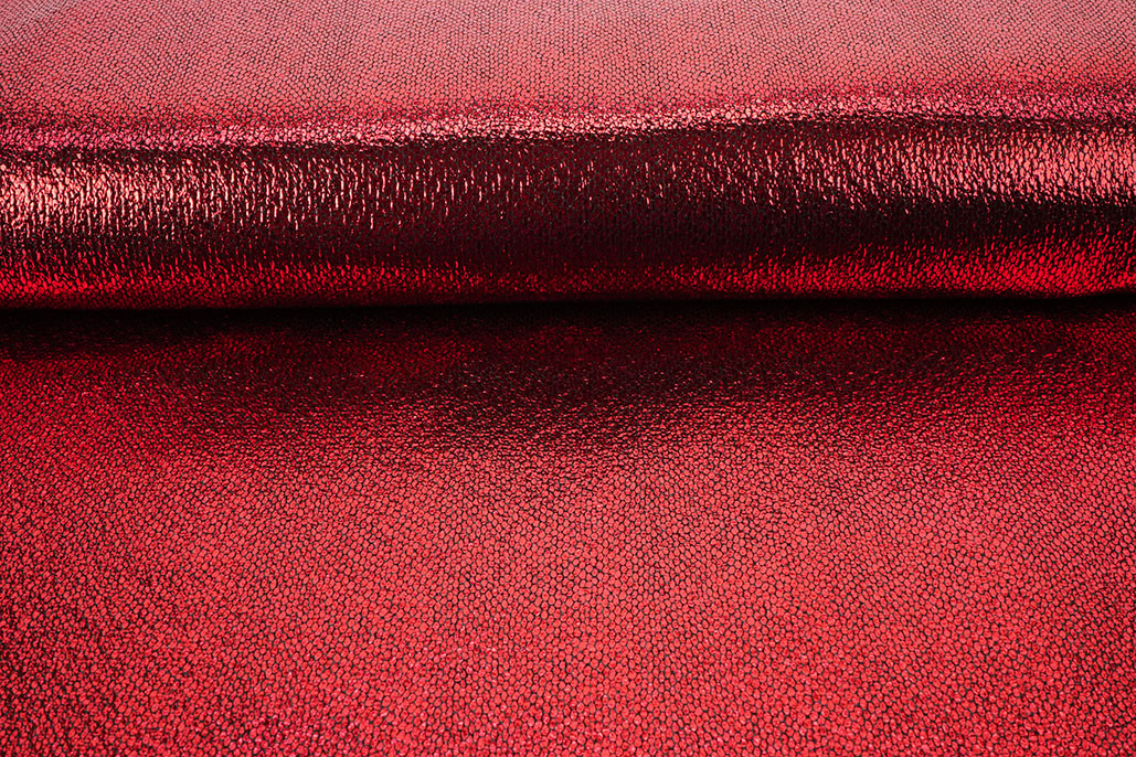 Party Bling Schlangenprint Rot