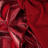 Party Bling Slangenprint Rood