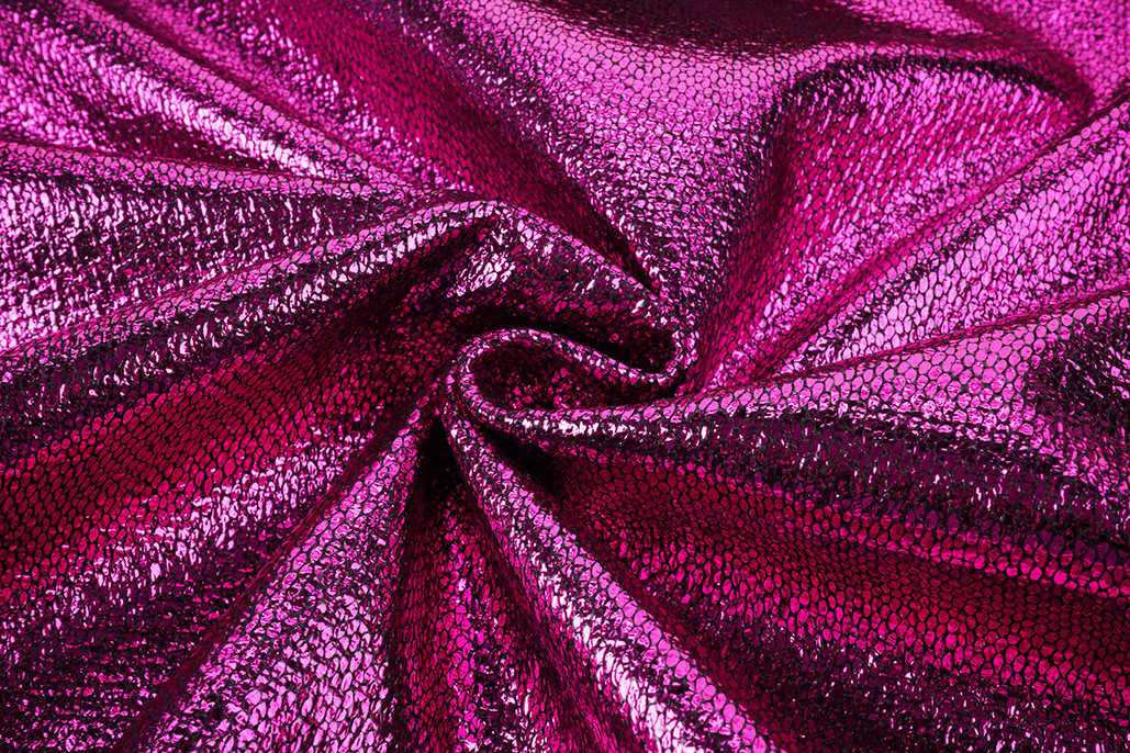 Party Bling Snake Print Fuchsia