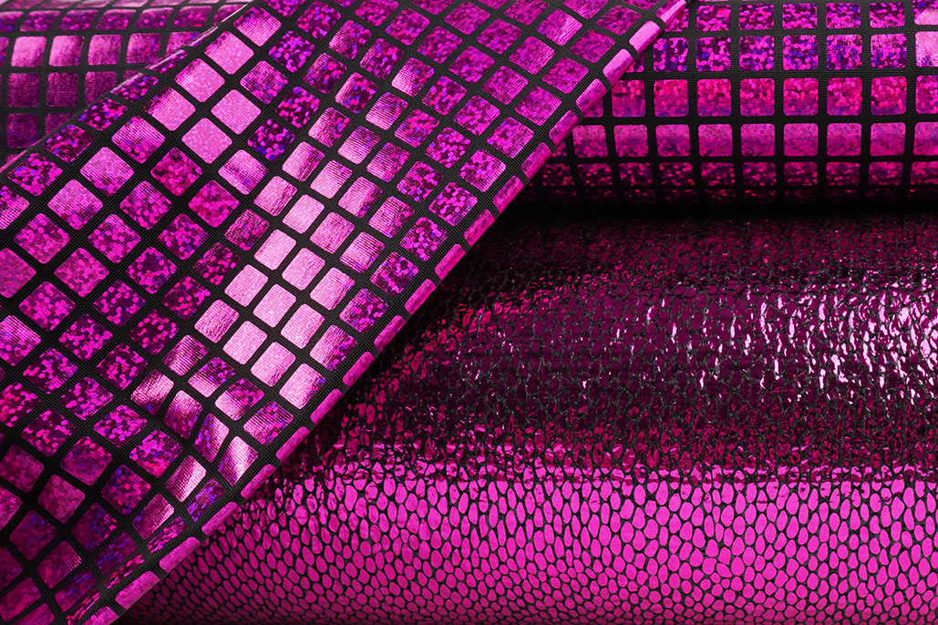 Party Bling Schlangenprint Fuchsia