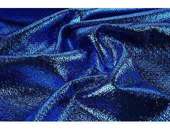 Party Bling Slangenprint Kobaltblauw