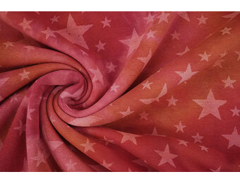 Jogging Tie Dye Sterren Rood