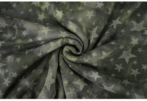 Jogging Tie Dye Sterren Army Groen