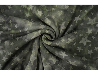 Jogging Tie Dye Sterren Army Groen
