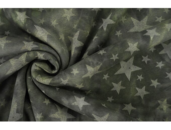 Jogging Tie Dye Sterren Army Groen