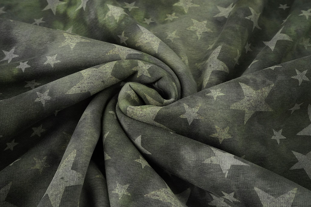 Jogging Tie Dye Sterren Army Groen