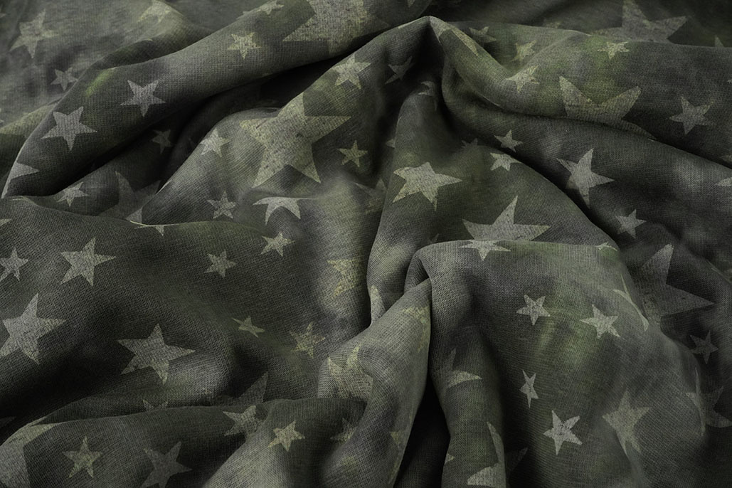 Jogging Tie Dye Sterren Army Groen