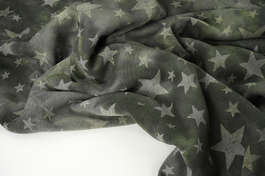 Jogging Tie Dye Sterren Army Groen