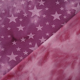 Jogging Tie Dye Stars Dark Old Pink