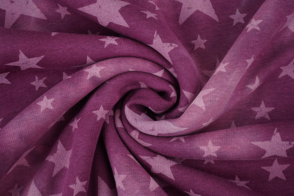 Jogging Tie Dye Sterren Donker Oud Roze