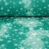 Jogging Tie Dye Stars Sea Green
