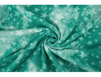 Jogging Tie Dye Sterren Zeegroen