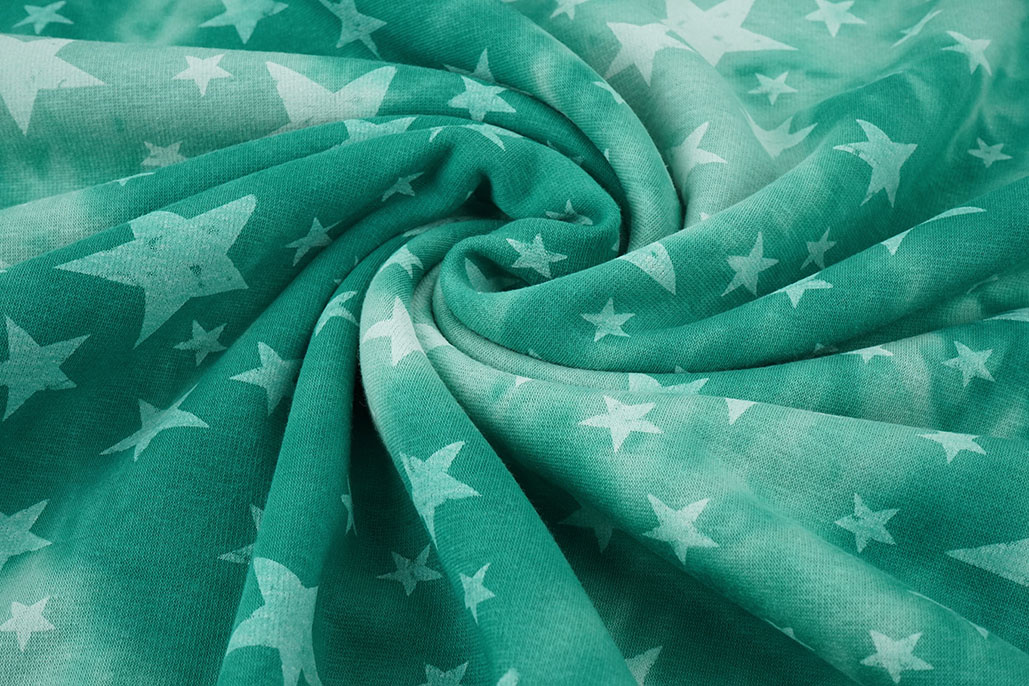 Jogging Tie Dye Stars Sea Green