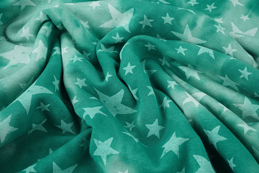 Jogging Tie Dye Sterren Zeegroen