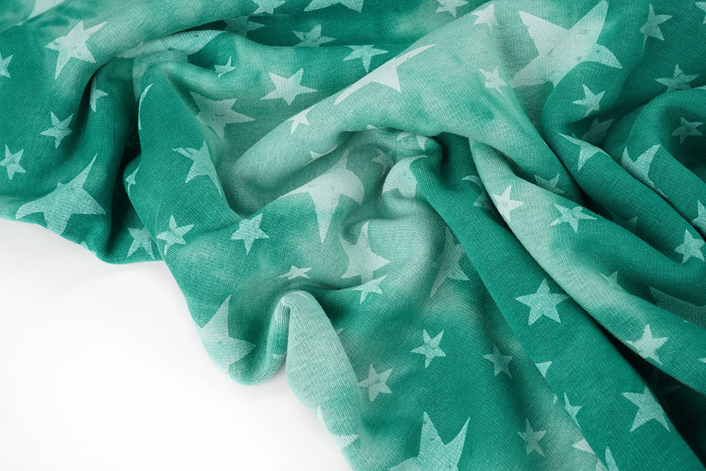 Jogging Tie Dye Sterren Zeegroen